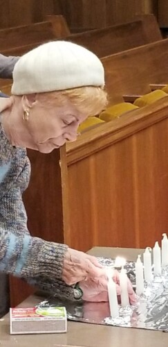 Survivor, Michelle Sullivan Photo from 2018 Holocaust Memorial Observance